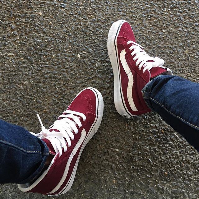vans sk8 hi slim windsor wine