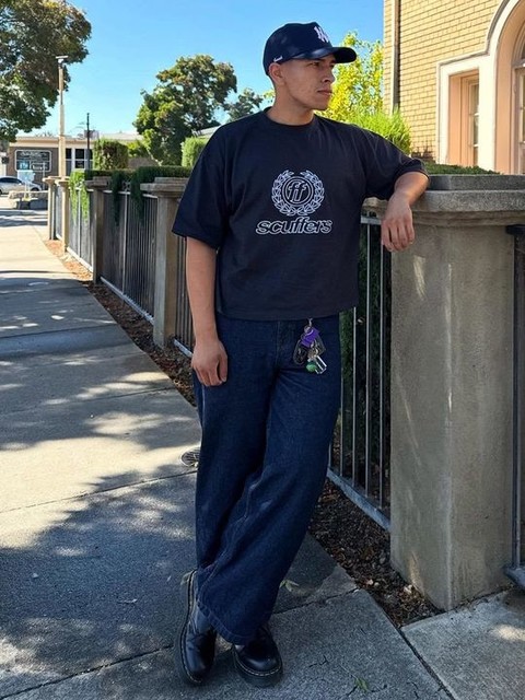 ASOS DESIGN super baggy jeans in raw wash