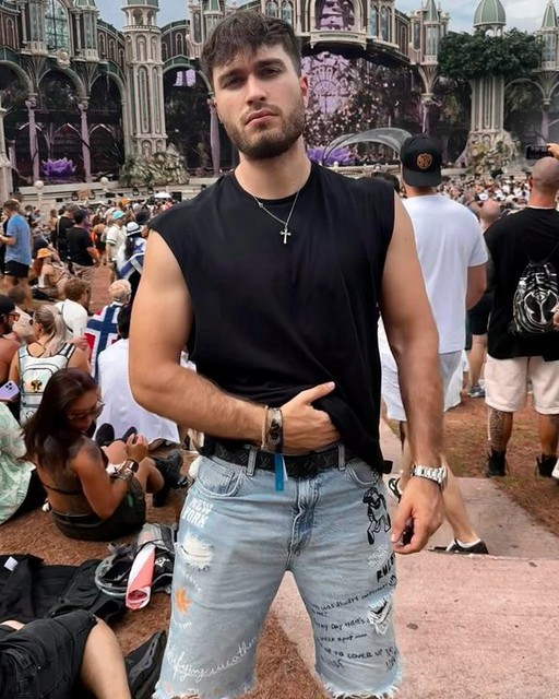 ASOS DESIGN knitted crew neck vest in black