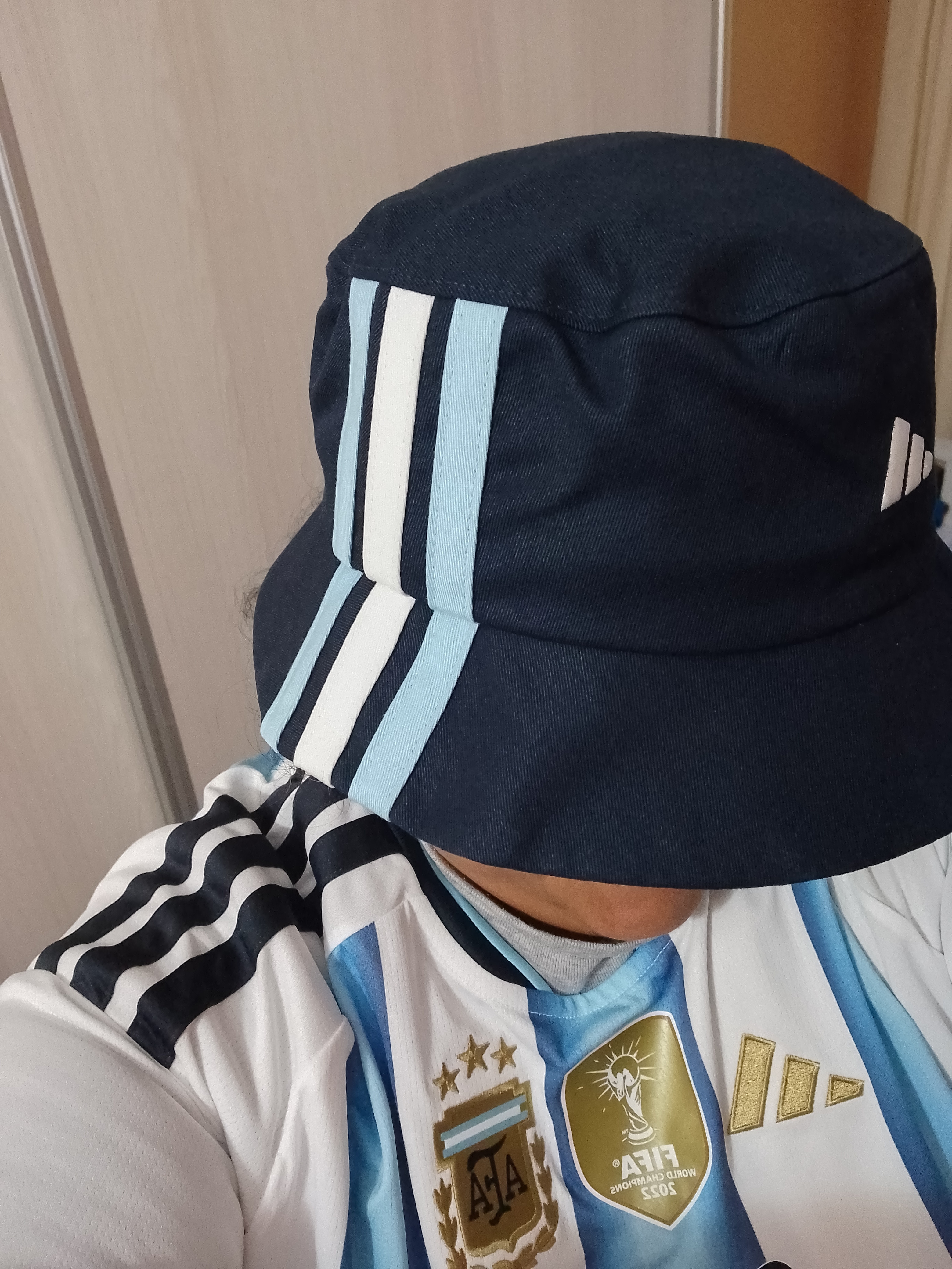 adidas 3-Stripes Bucket Hat - Blue | Free Shipping with adiClub
