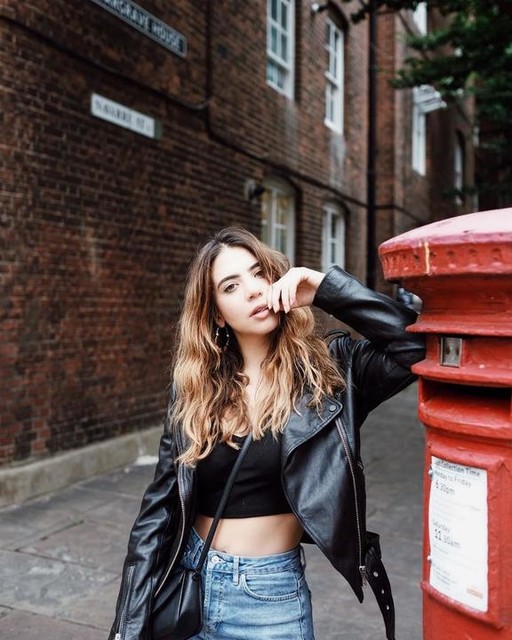 Reem | ريم - Balfern Leather Biker Jacket