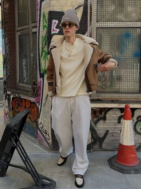 Jack & Jones square sunglasses in brown