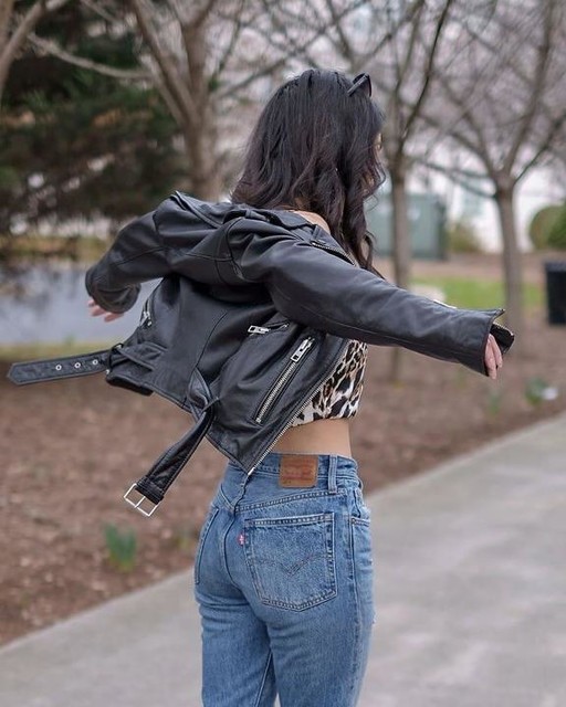 simplynancyblog - Balfern Leather Biker Jacket