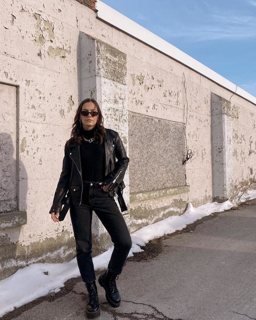 justlikethecolour - Luna Leather Biker Jacket