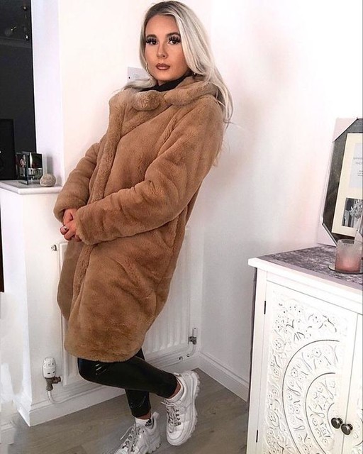 teddy bear coat asda