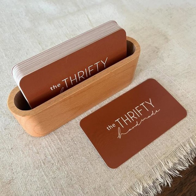 Cartes de visite aux coins arrondis