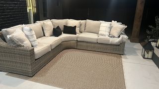 Capri Outdoor 3 Piece 109" Sectional