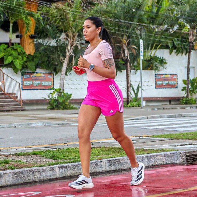 adidas Pacer Training 3-Stripes Woven High-Rise Shorts - Pink