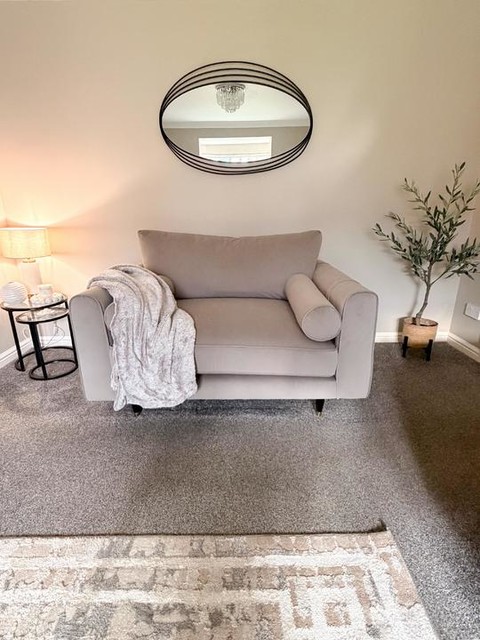 ⭐️Living Room⭐️

Just before Christmas I made a start transforming the living room from grey and drab to beige and fab.

After stripping the wallpaper off the main wall, I painted all the walls in the colour Portland Stone by littlegreenepaintcompany which instantly made the room look lighter and brighter. 

In March we bought a new sofa and cuddle chair from the Ted Baker range dfs which gives a touch of elegance. New Roman blinds have been added and I have a new light to go up which is so beautiful.

Next on the list is a media wall which I’m hoping to start very soon.

Swipe ➡️ to see the right move pictures 

Keep following along to see how we change this space x

Living Room | Transformation | Transformation Tuesday | Home Changes | Home | Home Decor | Sofa | Renovation | Before & After | Home Project | Neutral Home | Home Interiors

#livingroom #transformation #beforeandafter #homedecor #homeinteriors