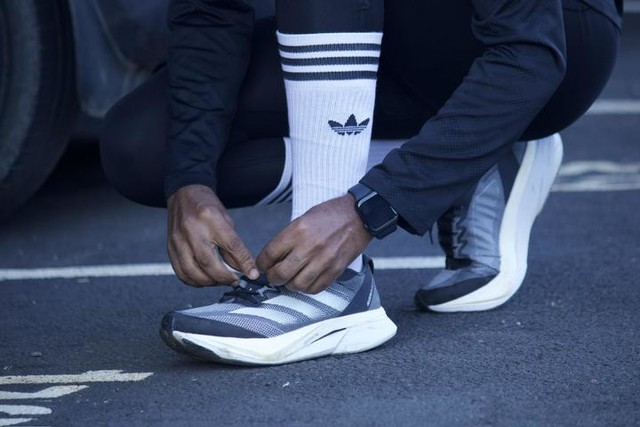 adidas Adizero Boston 12 Running Sneakers - Black | Free Shipping