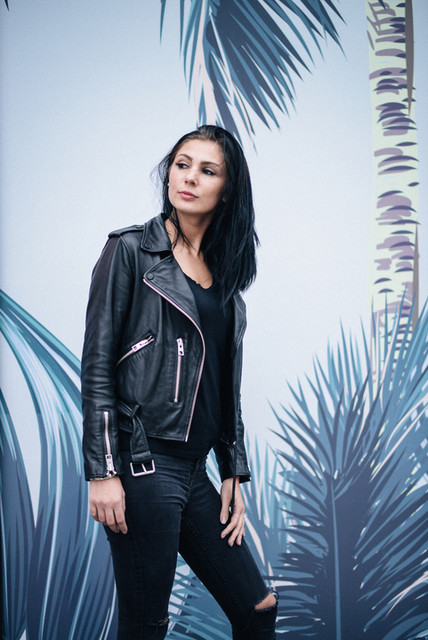 Orla O'Neill - Balfern Leather Biker Jacket