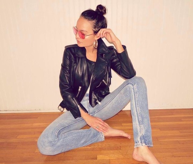 CHLOÉ BARTOLI - Balfern Leather Biker Jacket