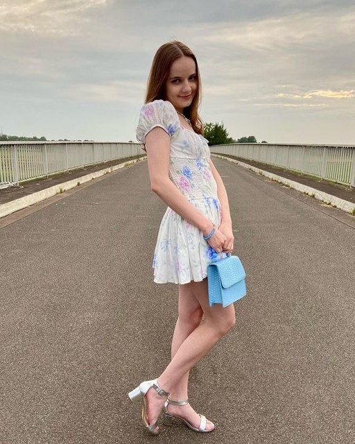 Hollister shirred bust drop waist bubble skort dress in white floral