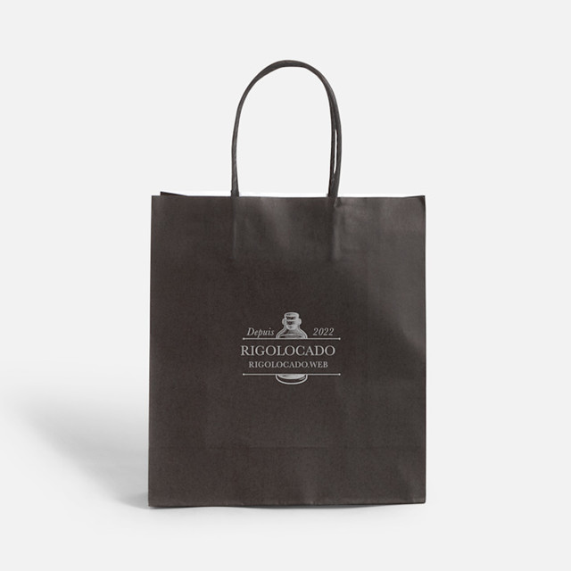 Sacs en papier impression monochrome