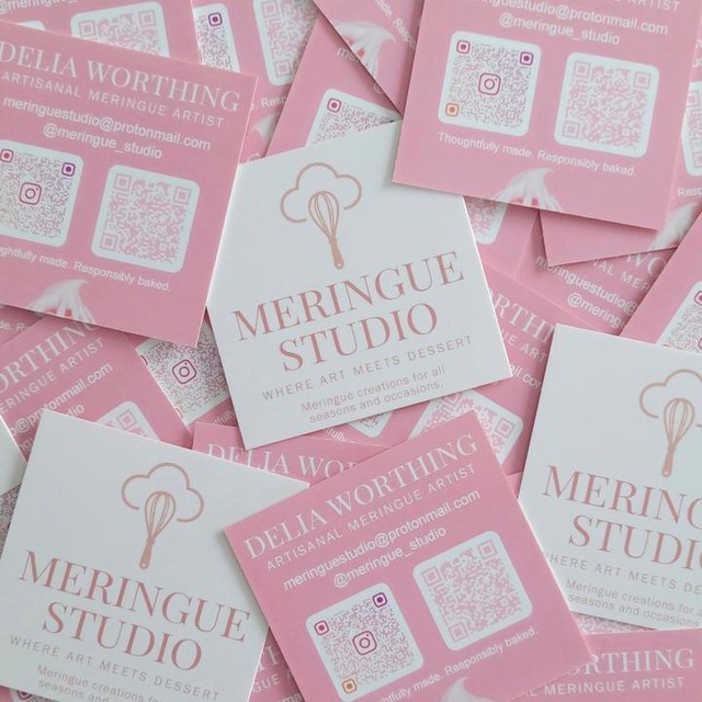 Quadratische Visitenkarten