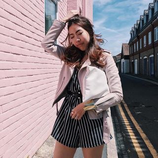 Kancharika B. • * - Balfern Leather Biker Jacket