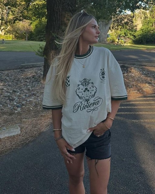 ASOS DESIGN oversized t-shirt with front print in off white