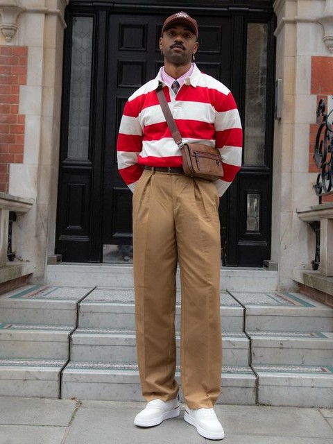 ASOS DESIGN smart wide leg trousers with front pleats in camel