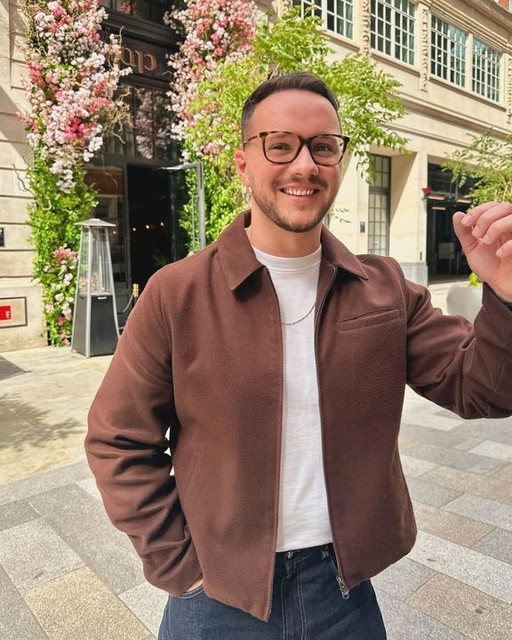 ASOS DESIGN wool look harrington  jacket in brown