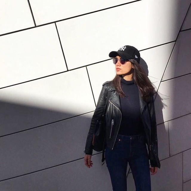 Melissande - Cazadora biker de cuero Balfern