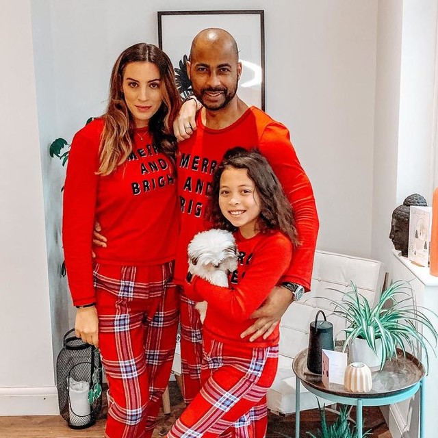 Red Merry And Bright Slogan Christmas Pyjamas Women George At Asda