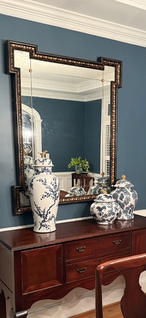 Black Crackle Turret Mirror | Mirrors | Ethan Allen