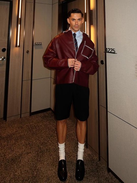 ASOS DESIGN smart straight leg shorts in black