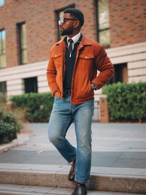 ASOS DESIGN straight jeans in vintage mid wash blue