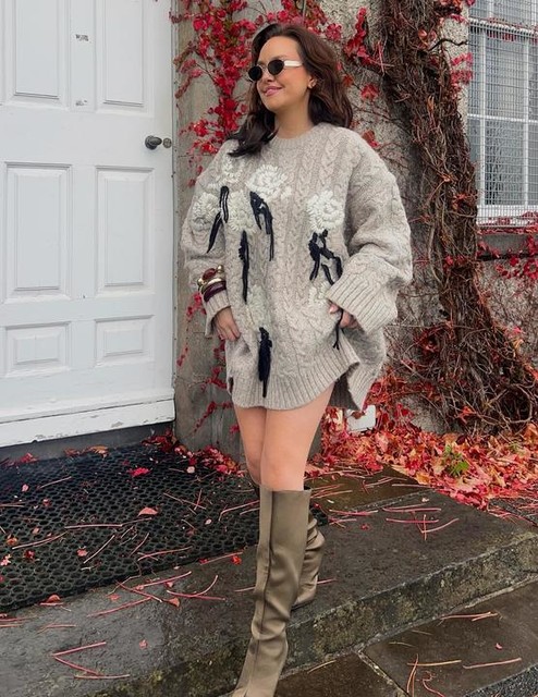 ASOS DESIGN Corinne stiletto heeled knee boots in khaki satin