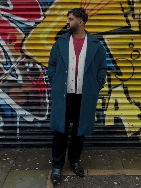 ASOS DESIGN trench coat in black