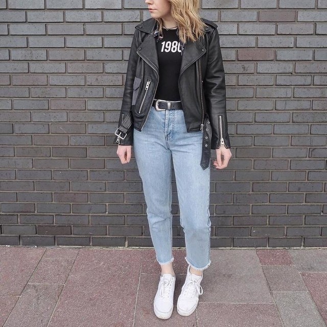 Natasha Amanda Hide ⚡️ - Balfern Leather Biker Jacket